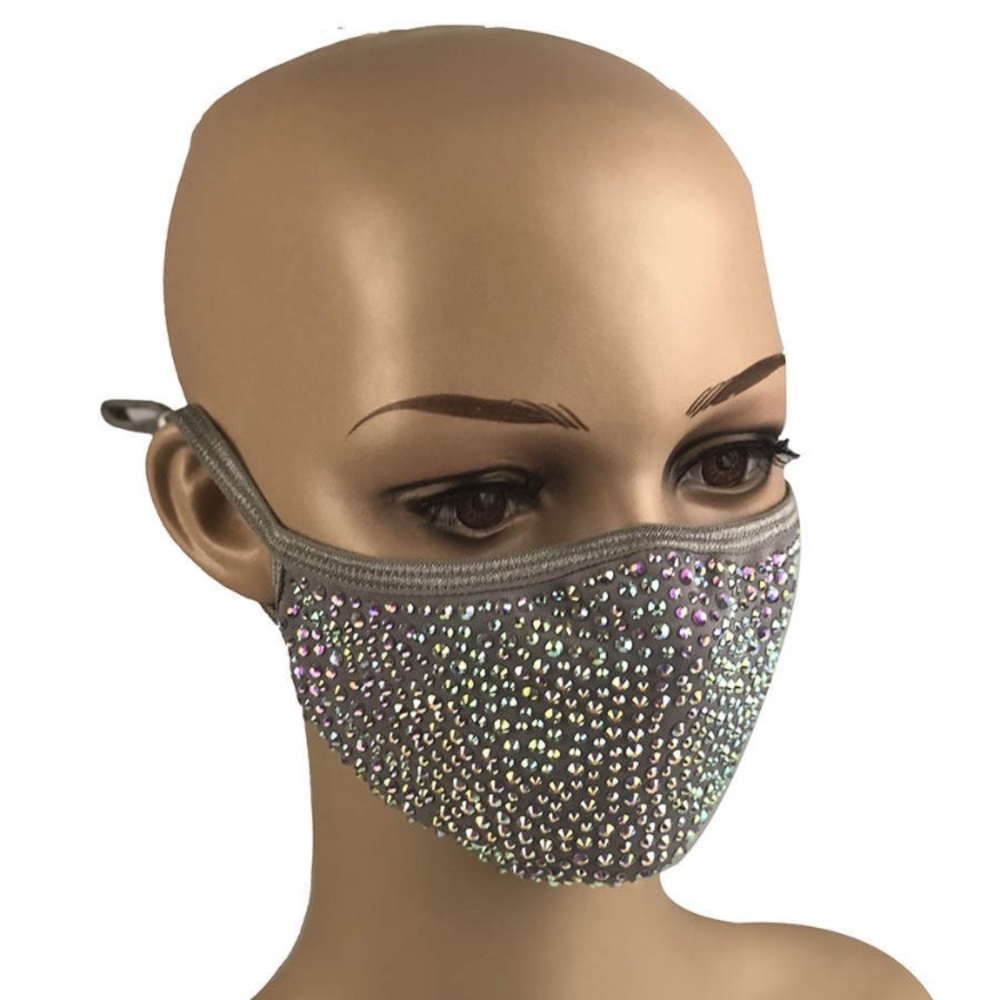 SWAROVSKI Crystal Rhinestone Face Mask Fil… - Picture 2 of 8